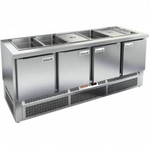 Стол холодильный для салатов HiCold SLE3-1111GN О без крышки