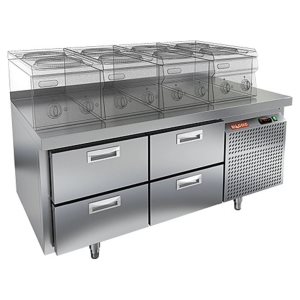 Стол морозильный HiCold SN 22/BT LT под тепловое оборудование