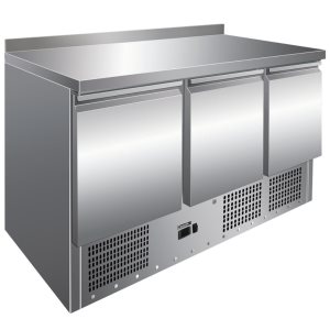 Стол холодильный среднетемпературный Cooleq S903 TOP S/S с бортом