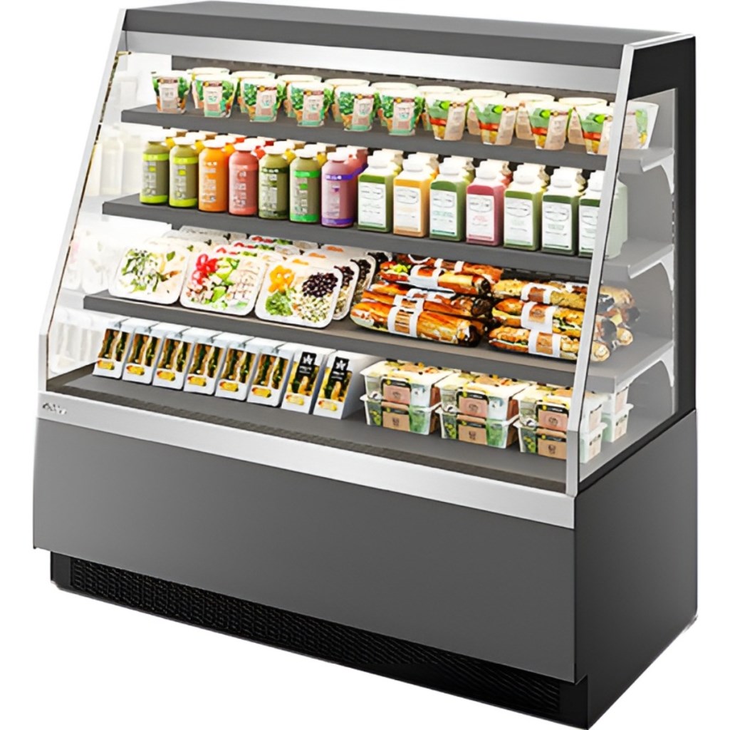 Витрина кондитерская Chilz VETE KUB OF 90 серый матовый, шлифованная нержавейка