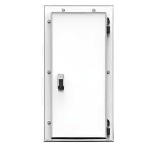 Дверь холодильная распашная одностворчатая СТ-РДО-1000*1900/80 (с металлической рамой)