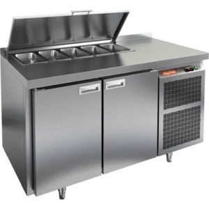Стол холодильный для салатов HiCold SL1-11GN (1/3) с крышкой