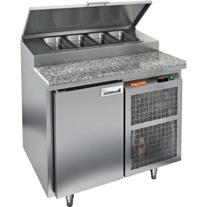 Стол холодильный для пиццы HiCold PZ1-1GN (1/3) камень