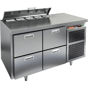 Стол холодильный для салатов HiCold SL1-22GN (1/3) О с крышкой