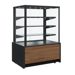 Витрина кондитерская Carboma KC70 VM 1,3-1 Light Паттерн (0108 Темный дуб)
