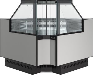 Витрина холодильная Carboma GC110 VV 6-1 внутренний угол с боковинами (версия 2.0) (9006-0430)