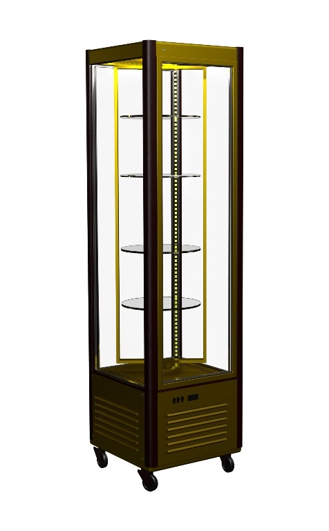 Витрина кондитерская Полюс Carboma R 400 Cвр Люкс