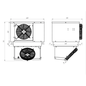 Моноблок холодильный среднетемпературный Intercold ММСМ-115 FT T (опция -10° С) - Изображение 3