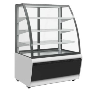 Витрина кондитерская Carboma K70 VM 1,3-2 Standard (9006-9005) (ВХСв-1,3д Carboma ТЕХНО) 